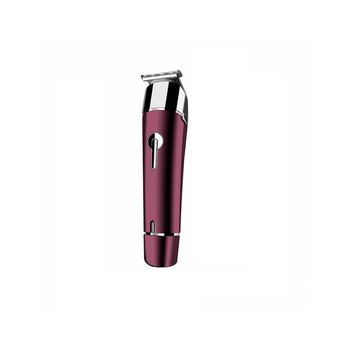 Aparat de tuns, multifunctional, 5in1, ipx7, lame din otel inoxidabil, usor de folosit, destinat intretinerii personale, ergonomic, mov/argintiu