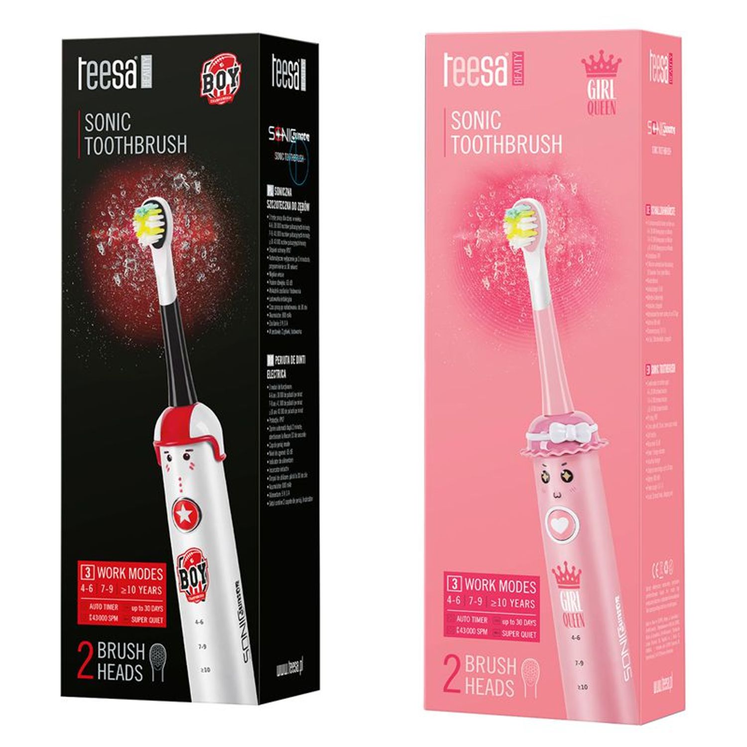 Periuta Electrica Teesa Sonic Junior Girl fotografia produsului View 4 L