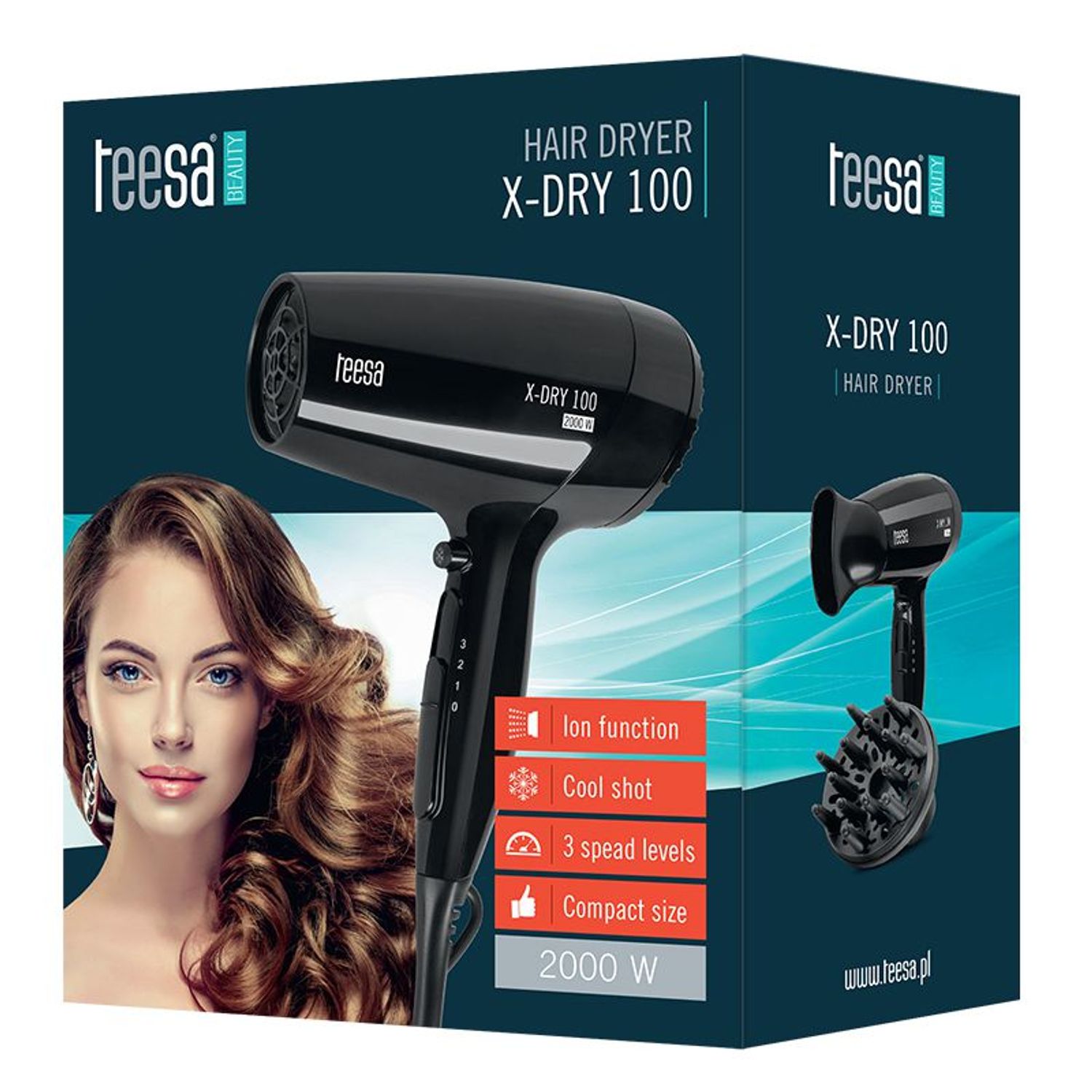 Uscator Par X-dry 100 2000w Teesa fotografia produsului View 4 L