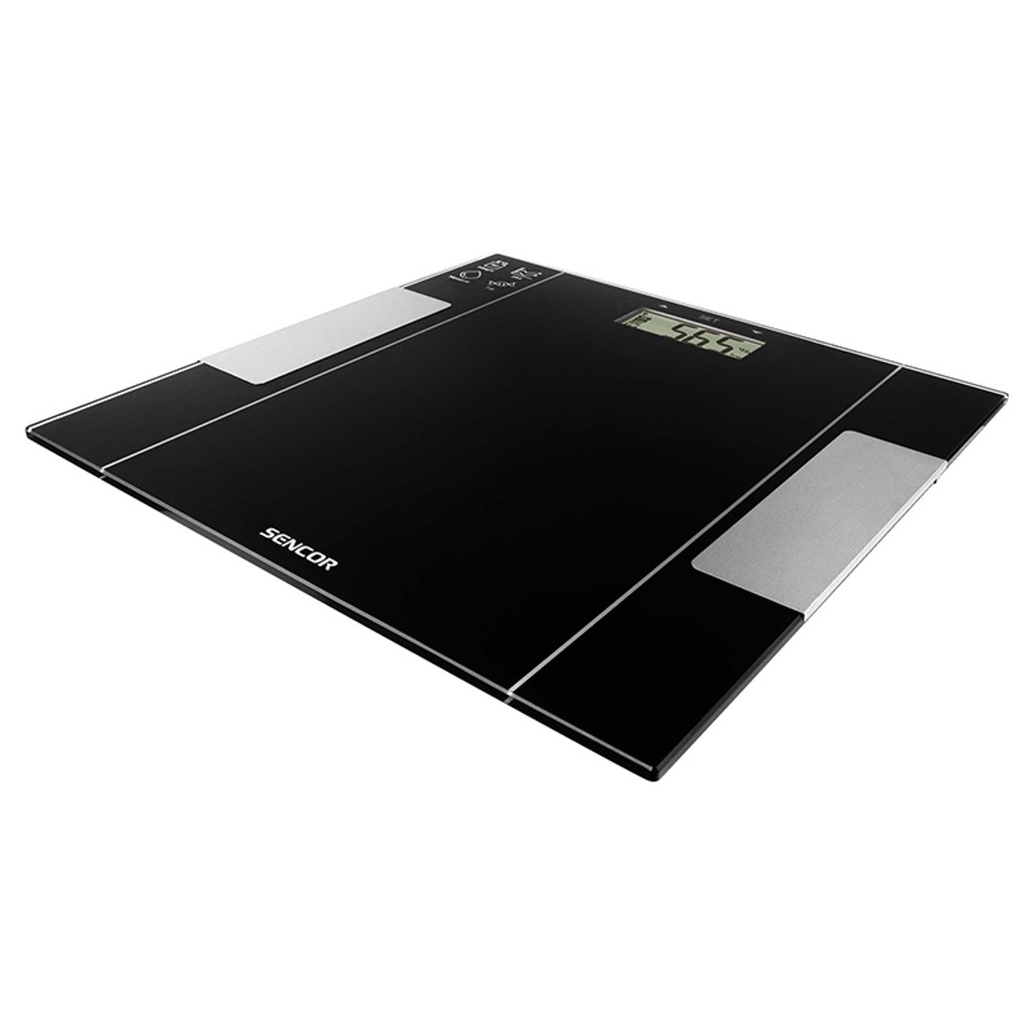 Cantar Corporal, Sticla Securizata, Negru/Argintiu, Sencor fotografia produsului View 9 L