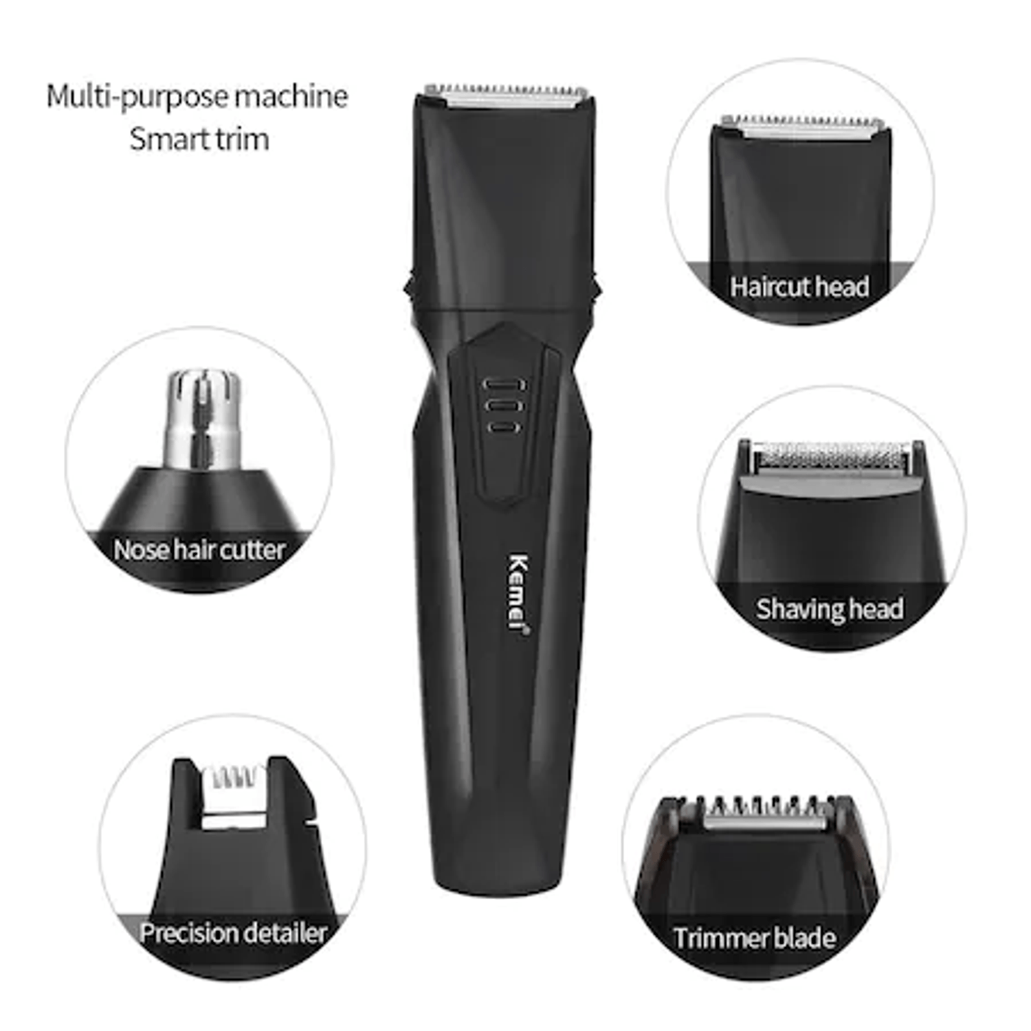Aparat De Tuns Pentru Barbati, 8 In 1, kemei fotografia produsului View 2 L