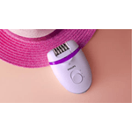 Epilator Electric Philips Profesional Cu Fir Si Functionare Cu Discuri, Maner Compact, Perie De Curatat,Culoare Alb fotografia produsului View 3 S