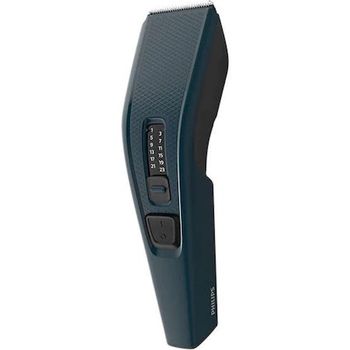Masina de tuns parul philips, 13 setari de lungime, cu fir, perie de curatat, albastru
