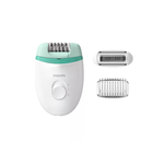 Epilator Philips Profesional Cu Firm Functionare Prin Discuri Si Maner Compact, Cap Pentru Masaj Inclus, Alb/verde fotografia produsului