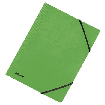 Mapa A4 din Carton cu Elastic Esselte Lux, Verde