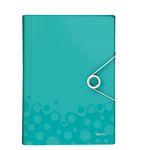 Mapa din Plastic A4 Leitz Wow, Turcoaz Metalizat fotografia produsului