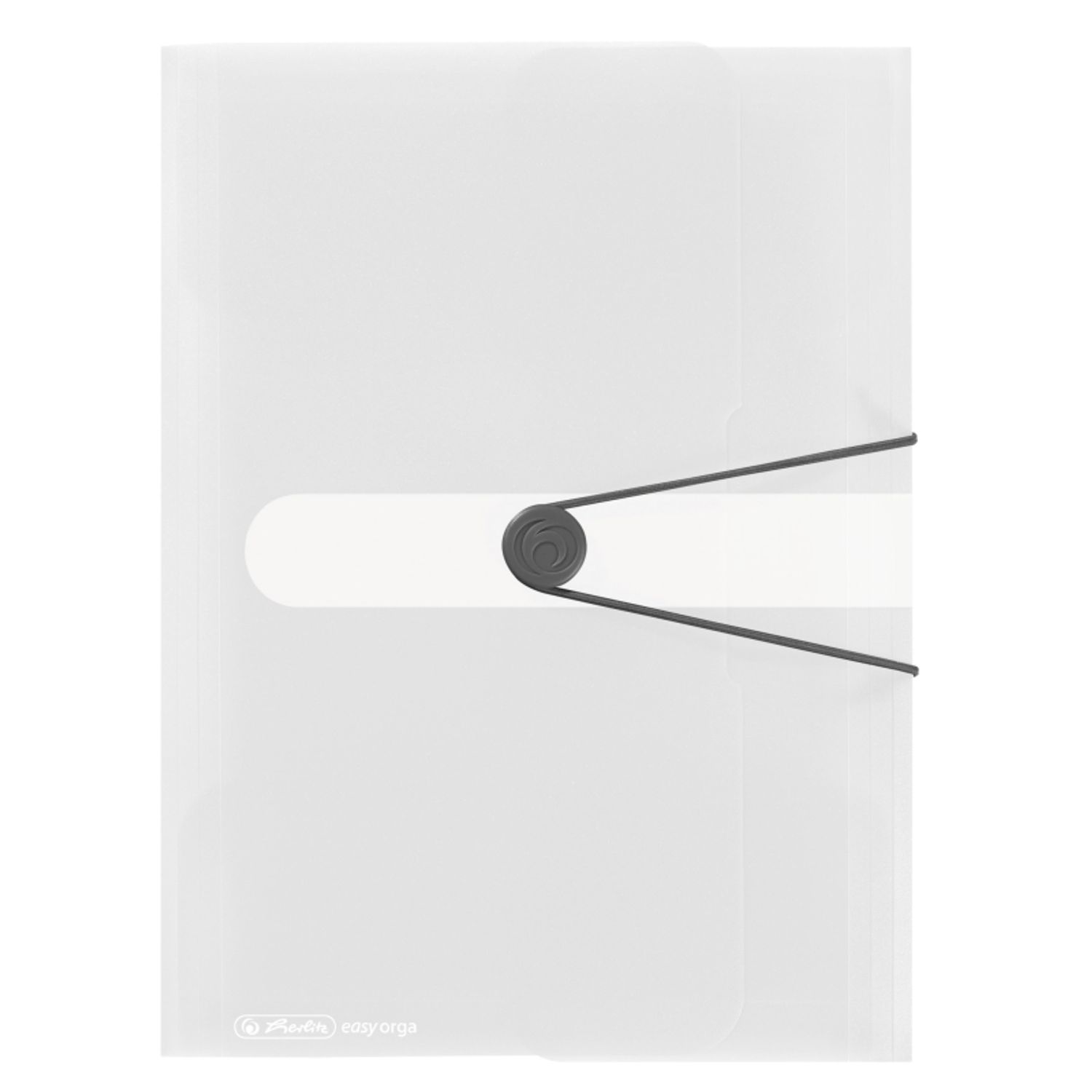 Mapa Pp A4 30mm Eotg Inchidere Buton Cu Elastic, Transparent fotografia produsului