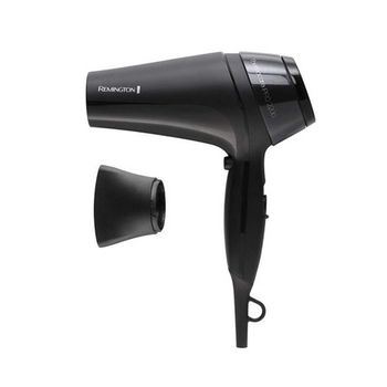 Uscator de par remington thermacare pro, putere de 2000 w cu performanta de 2200 w,grila ceramica cu ioni,culoare negru