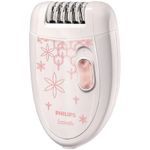 Epilator Philips Satinelle Cu Discuri Metalice , Cap Epilare Detasabil , Doua Setari De Viteza,Alb / Roz fotografia produsului View 2 S