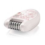 Epilator Philips Satinelle Cu Discuri Metalice , Cap Epilare Detasabil , Doua Setari De Viteza,Alb / Roz fotografia produsului