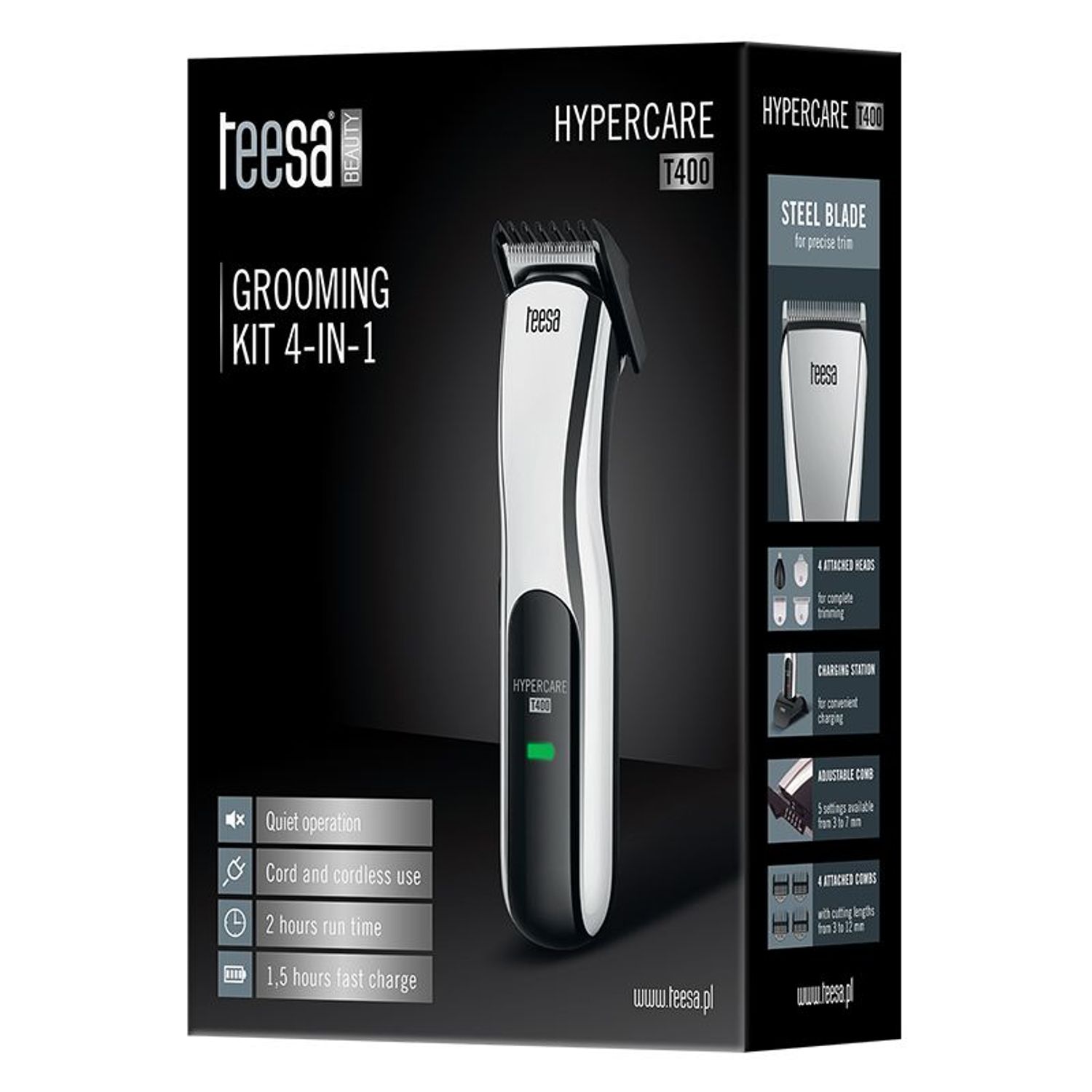 Aparat De Tuns 4in1 Hypercare T400 Teesa fotografia produsului View 5 L