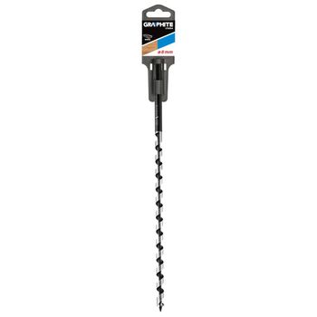 Burghiu elicoidal pentru lemn graphite, 8x250 mm, burghiu lemn, burghiu bormasina, burghiu pentru lemn graphite, burg