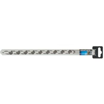 Burghiu elicoidal pentru lemn graphite, 20x250 mm, burghiu lemn, burghiu bormasina, burghiu pentru lemn graphite, bur