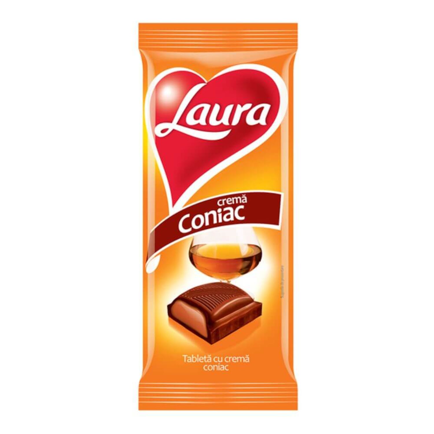Ciocolata cu Crema de Coniac Laura, 80 g fotografia produsului