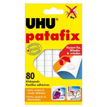 Tablete adezive uhu patafix, 80 tablete
