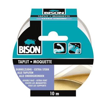 Banda dublu adeziva pentru mocheta bison carpet tape, 50mm x 10m
