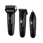 Set De Ingrijire Barba, Progemei, Trimmer 3 In 1,Design Ergonomic, Reincarcabil,  Negru fotografia produsului