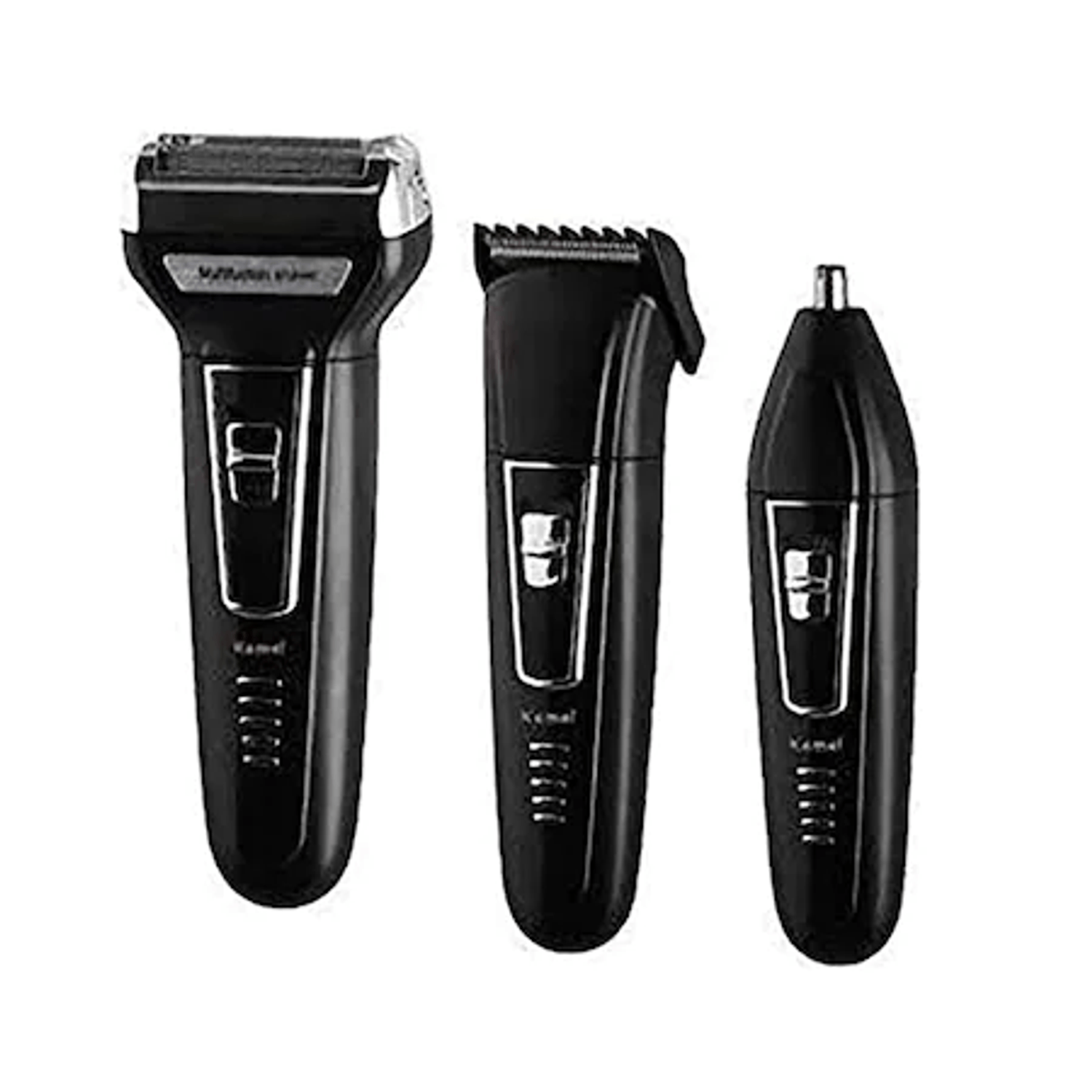 Set De Ingrijire Barba, Progemei, Trimmer 3 In 1,Design Ergonomic, Reincarcabil,  Negru fotografia produsului