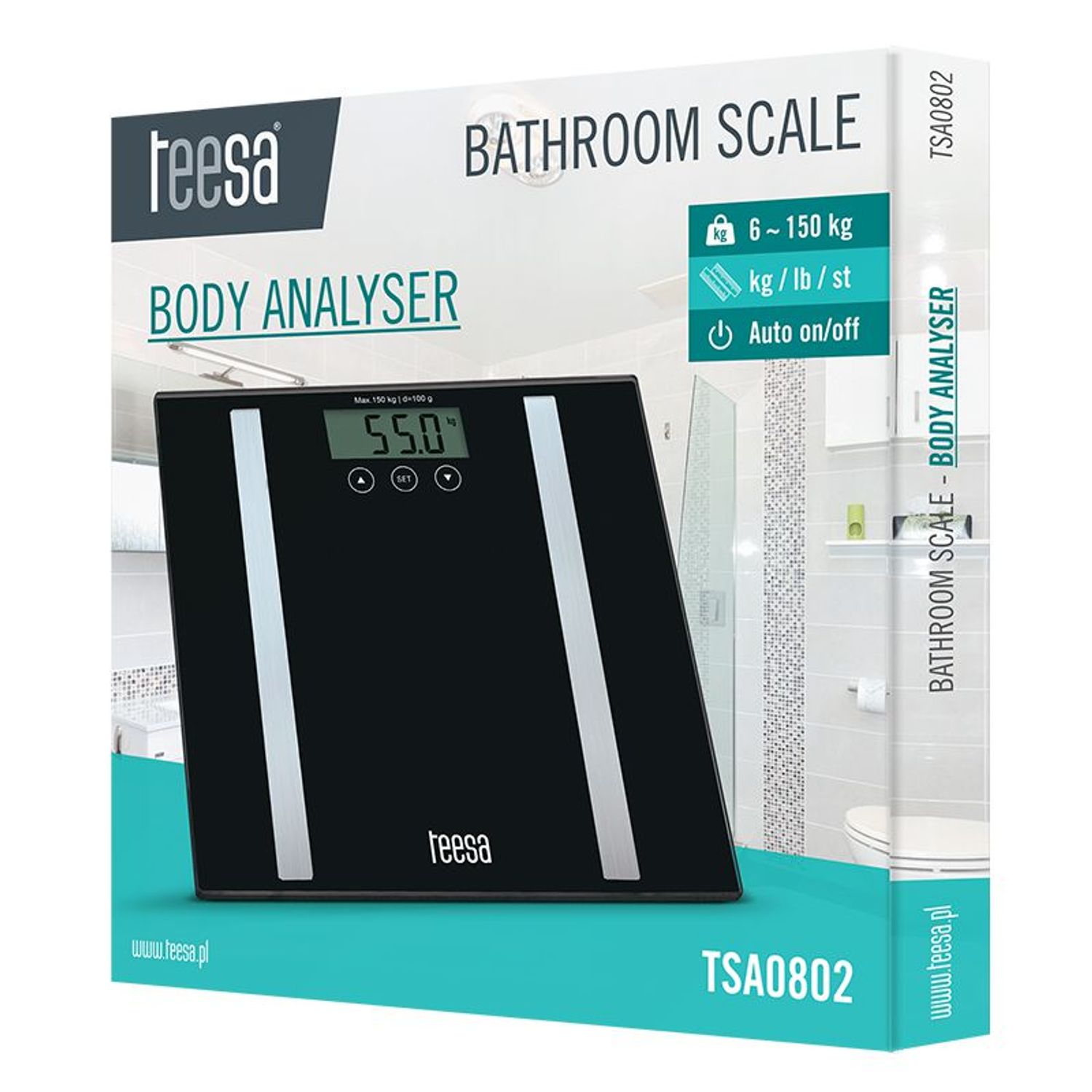 Cantar Persoane Body Analyzer Teesa fotografia produsului View 2 L