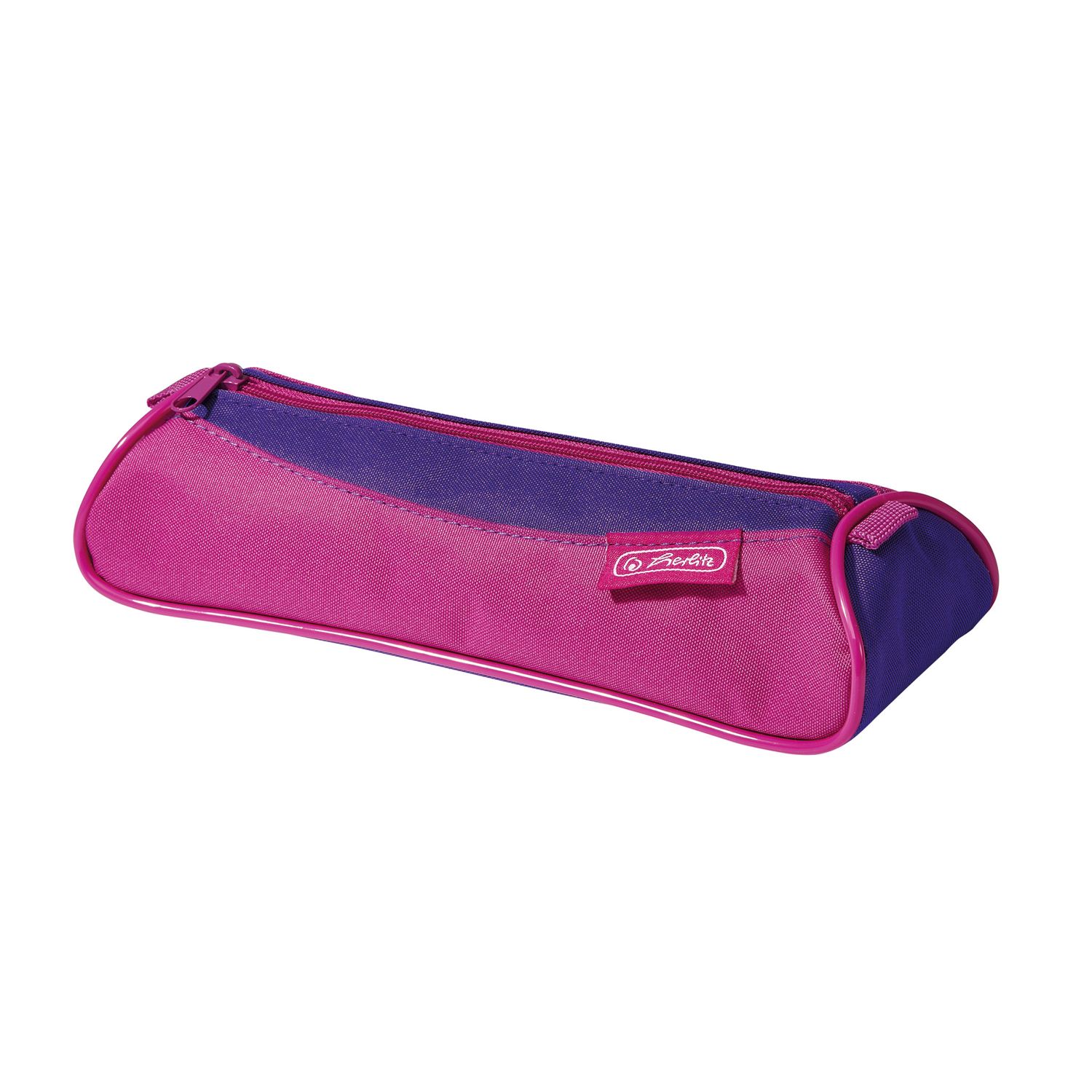 Necessaire Triunghiular Mov/Roz fotografia produsului