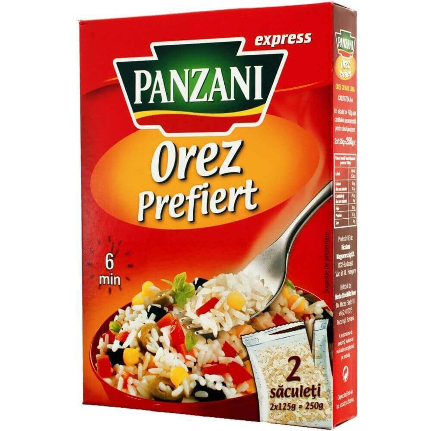 Orez Panzani cu Bob Lung Prefiert, 250 g fotografia produsului