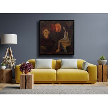Tablou canvas, intaglio, color, suprarealism, fata, print pe panza premium, pentru living, hol, dormitor sdl19-2