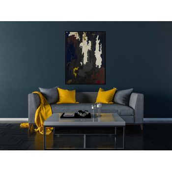 Tablou canvas, intaglio, abstract, print pe panza premium, multicolor, pentru living, dormitor, birou