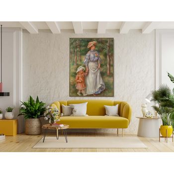 Tablou canvas, intaglio, color, clasic, promenade de pierre renoir, print pe panza premium, pentru living