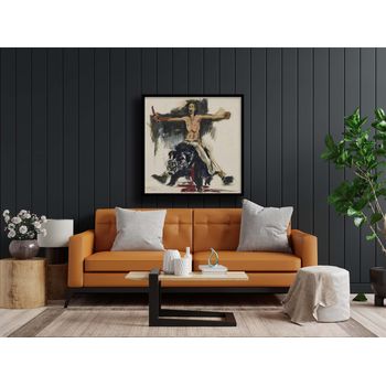 Tablou canvas, intaglio, abstract, print pe panza premium, color, pentru living, dormitor, birou, hol