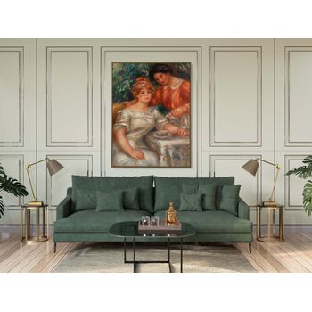 Tablou canvas, intaglio, color, clasic, tea time de pierre renoir, print pe panza premium, pentru living