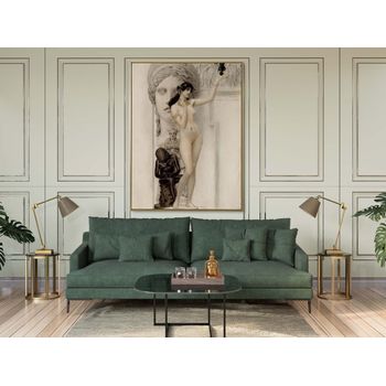 Tablou canvas, intaglio, multicolor, modern, allegory of sculpture, de gustav klimt, print pe panza premium, pentru living