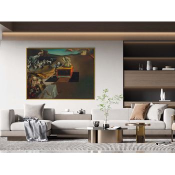 Tablou canvas, intaglio, color, suprarealism, jumbo, print pe panza premium, pentru living, hol, dormitor