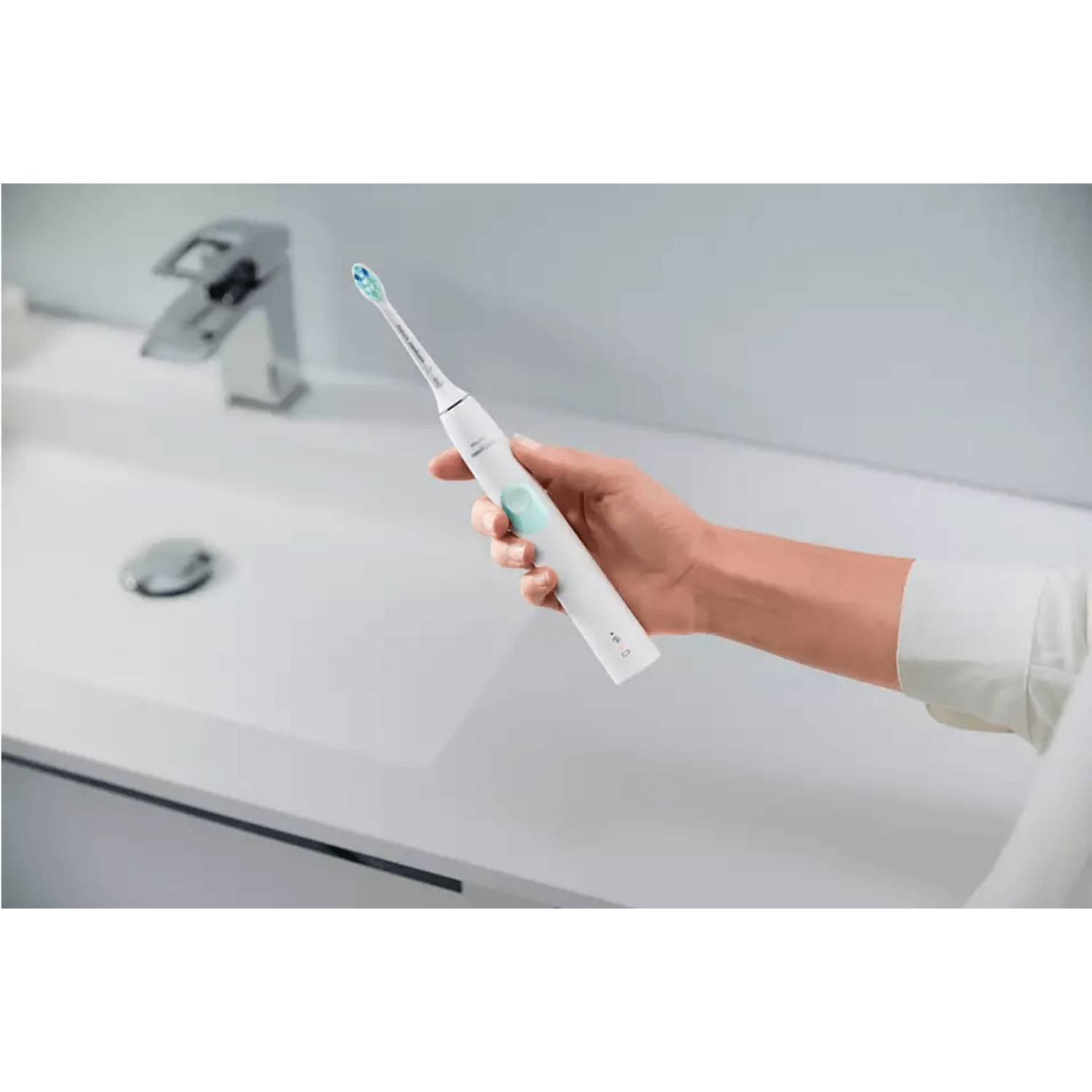 Periuta ProtectiveClean Philips Profesional Cu Functionare Sonica,Culoare Alb fotografia produsului View 2 L