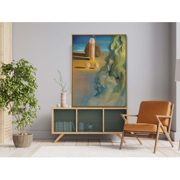 Tablou canvas, intaglio, color, suprarealism, vis, print pe panza premium, pentru living, hol, dormitor