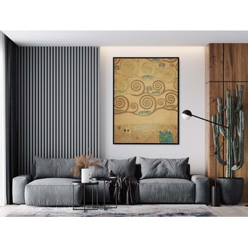 Tablou canvas, multicolor, intaglio, modern, part 5 of the tree of life, de gustav klimt, print pe panza premium, pentru living