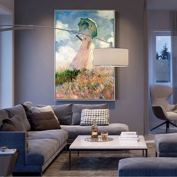 Tablou canvas, intaglio, color, clasic, suzanne hosched de claude monet, print pe panza premium, pentru living
