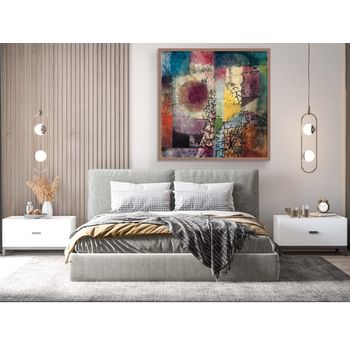 Tablou canvas, intaglio, color, abstract, untitled i de paul klee, print pe panza premium, pentru dormitor modern