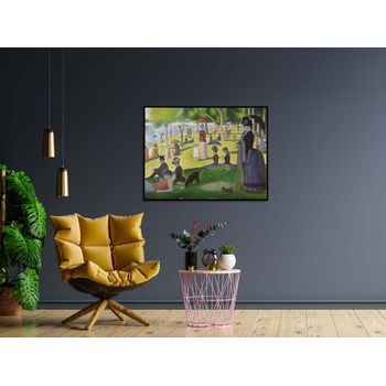 Tablou canvas, intaglio, color, modern, a sunday on la grande jatte de georges seurat, print pe panza premium, pentru living