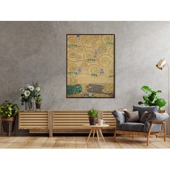 Tablou canvas, multicolor, intaglio, modern, part 1 of the tree of life, de gustav klimt, print pe panza premium, pentru living klmt20c1-2