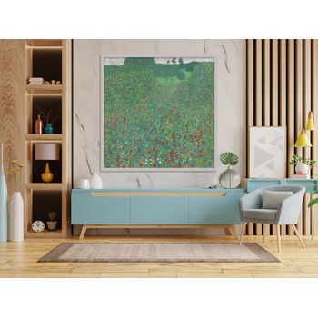 Tablou canvas, intaglio, multicolor, modern, flowering poppies, de gustav klimt, print pe panza premium, pentru living klmt10c1-1