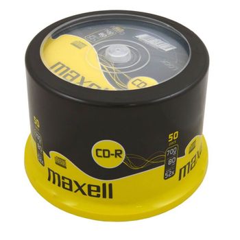 Set 50 CD-R Inscriptibil Maxell, Capacitate 700 Mb