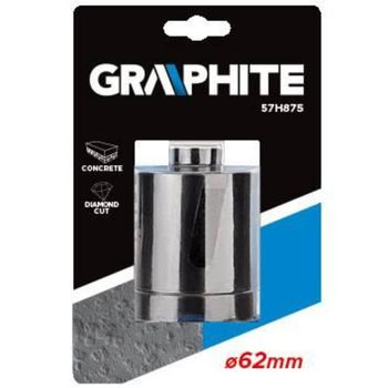Carota diamantata pentru beton graphite, 62x75 mm, carota, carota diamantata, carota beton, carota de beton, carota p