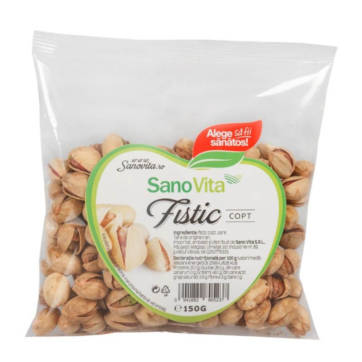 Fistic Copt si Sarat Sano Vita, 150 g fotografia produsului