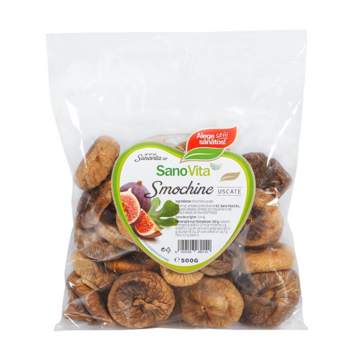 Smochine Uscate Sano Vita, 500g fotografia produsului