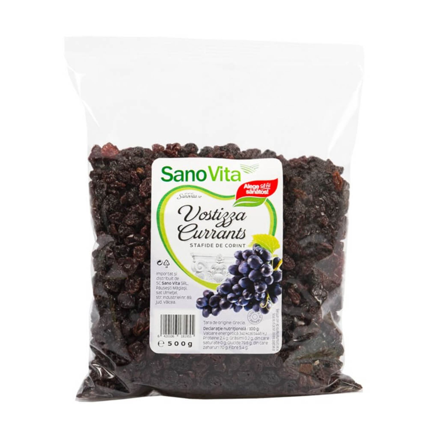 Stafide de Corint Sano Vita, 500g fotografia produsului