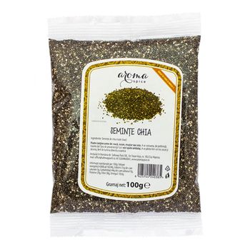 Seminte de Chia Aroma Spice, 12 Plicuri x 100g aRoma Alimentare & Superfoods