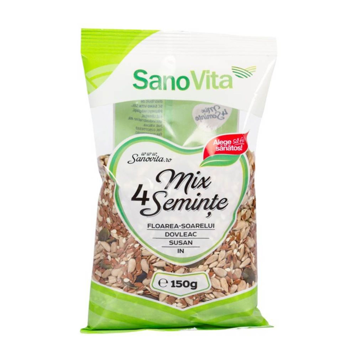 Mix 4 Seminte Sano Vita, 150 g fotografia produsului
