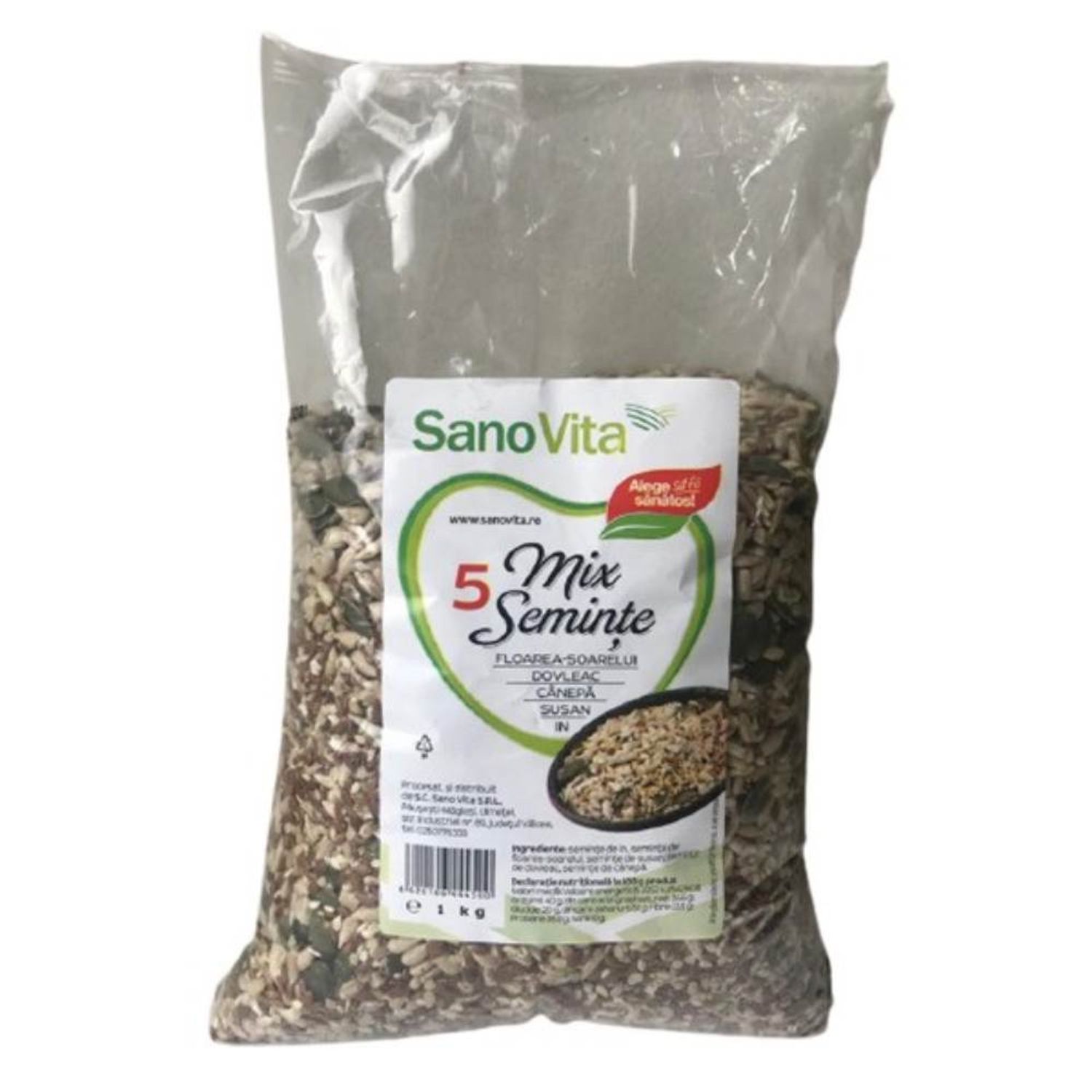 Mix 5 Seminte Sano Vita, 1 kg fotografia produsului