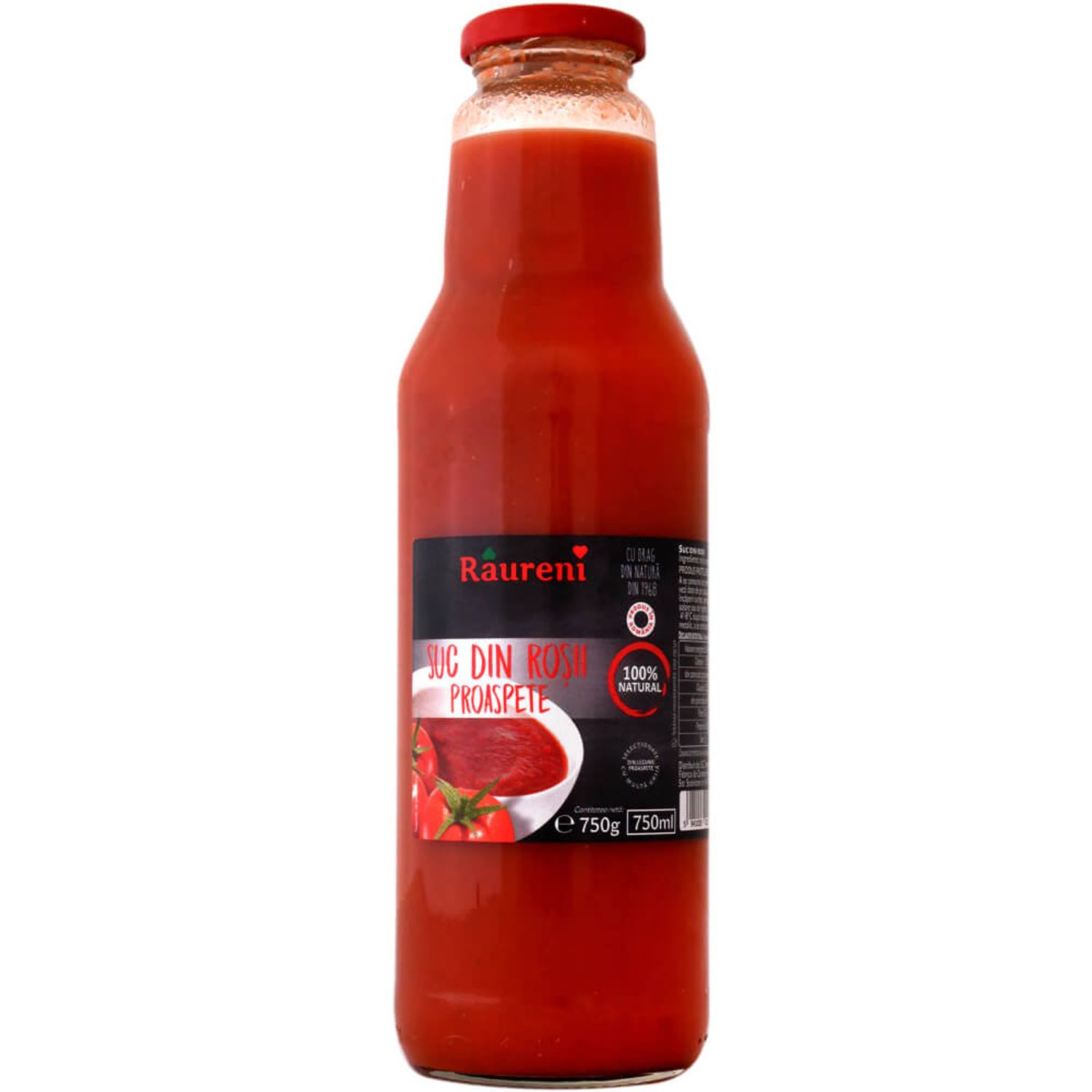 Suc de Rosii Raureni, 750ml fotografia produsului