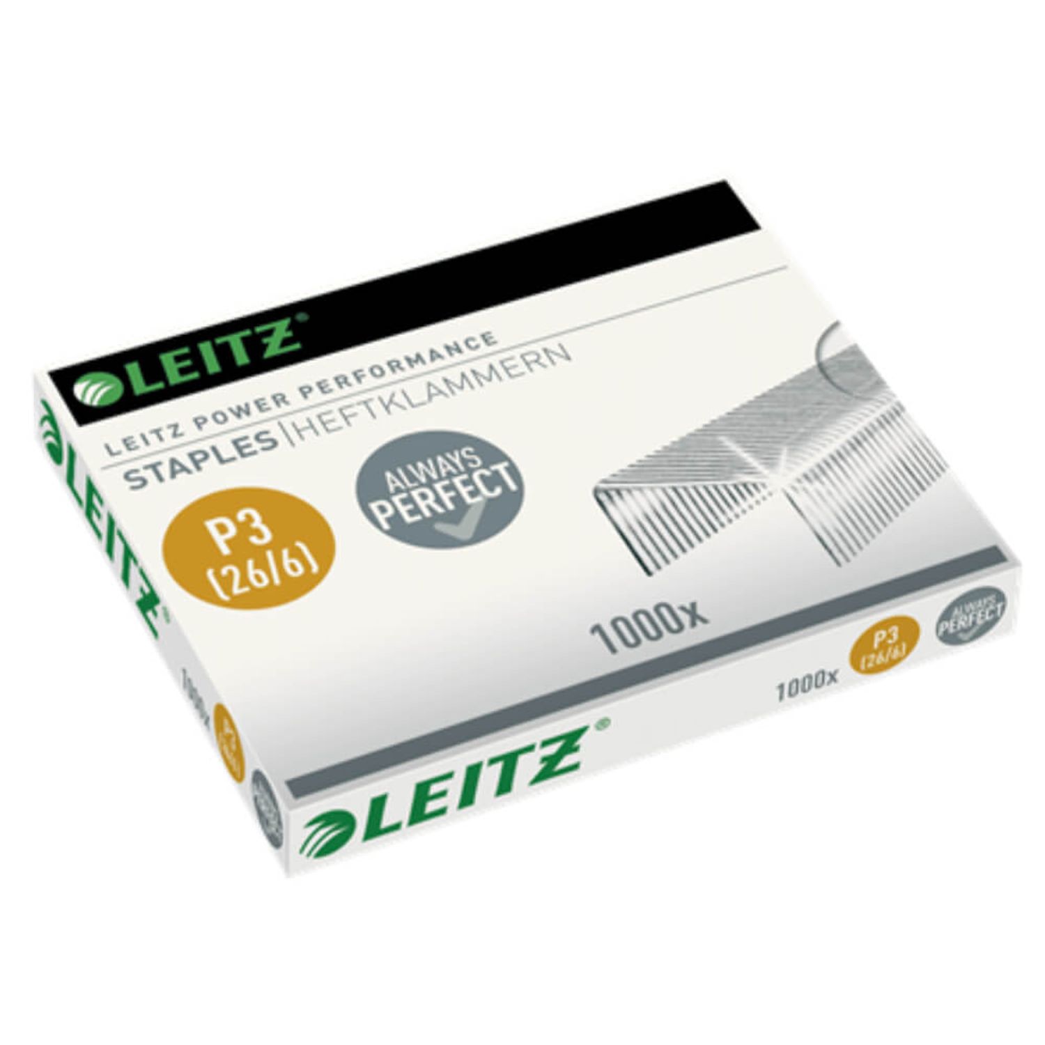 Capse 26/6 Leitz, 1000 Buc/Set, Capse Rezitente, Capse Otel, Capse din Otel, Set de Capse, Set Capse Leitz, Capse Let fotografia produsului